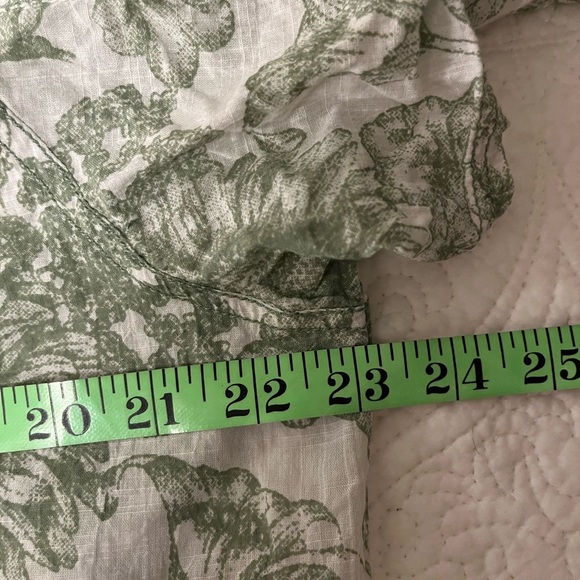 IVY JANE- WOMEN'S BOTANICAL SNAP FRONT COLLARED SHIRT, size Large - Picture 7 of 10